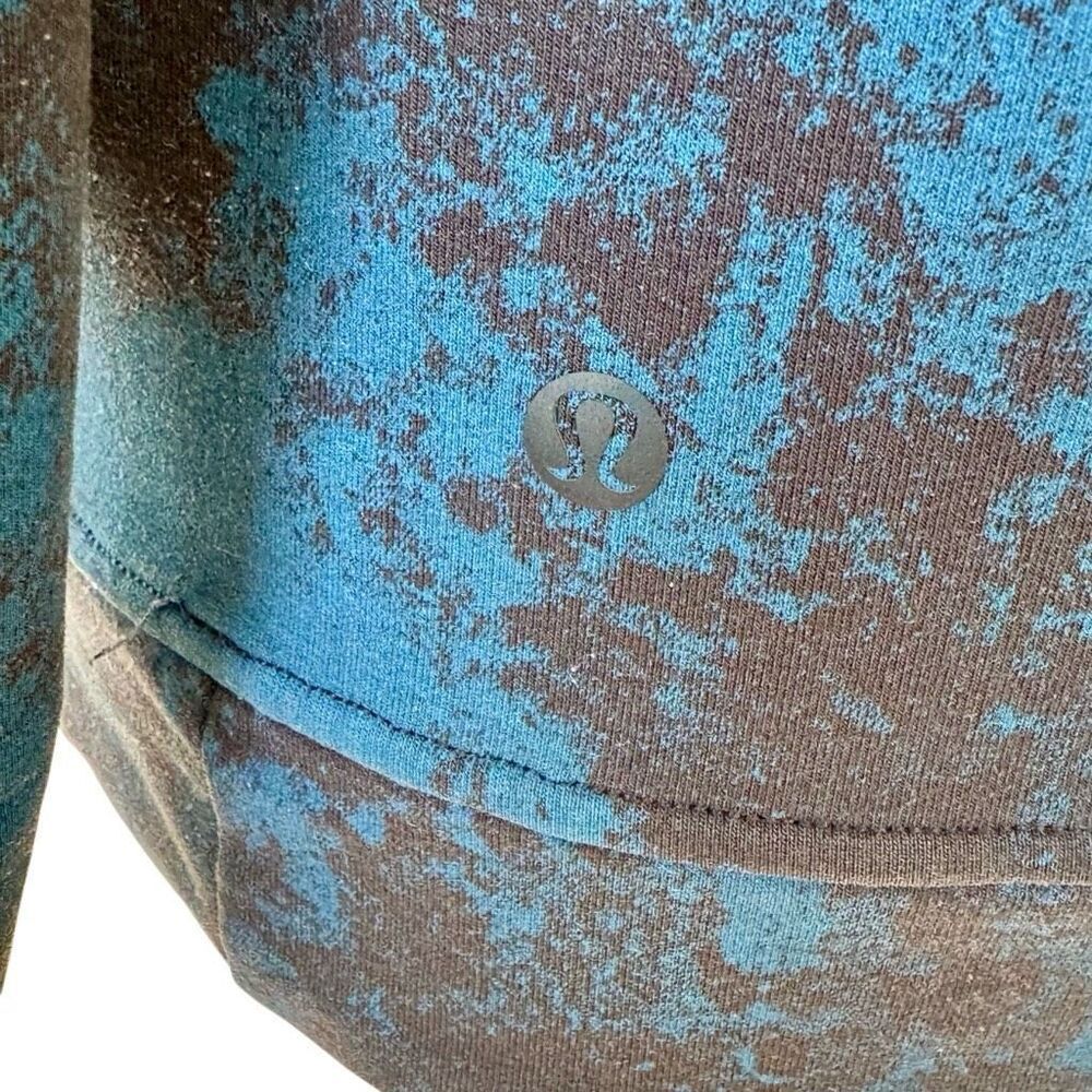 Lululemon City Sweat Pullover Hoodie. Blue Space Dye. Size Medium. - Picture 5 of 6